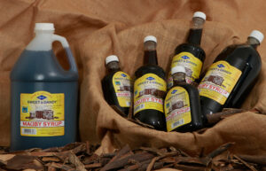 bottles of mauby syrup